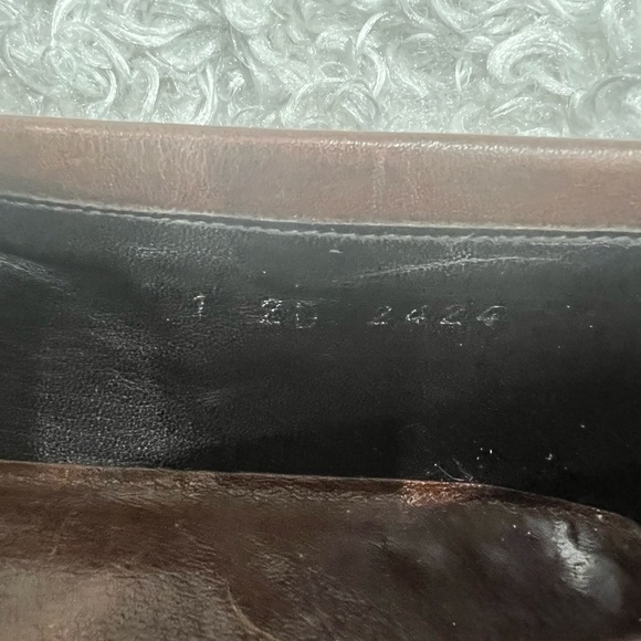 Prada Men Penny Loafers Brown Leather Slip On - Picture 12 of 14